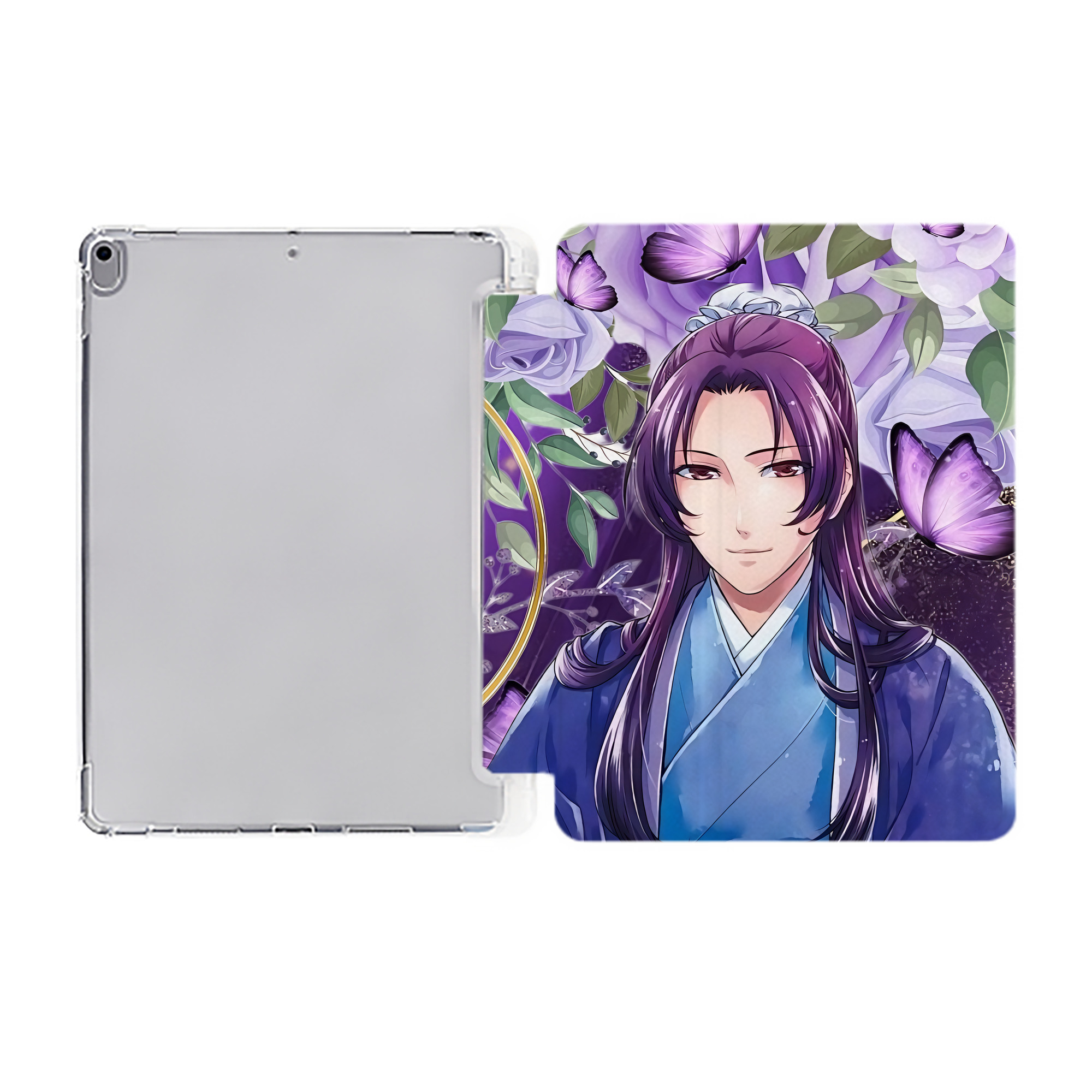 （画像用） 薬屋のひとりごと The Apothecary Diaries IPad ケース ペン収納付き 三つ折りスタンド PUレザー×シリコン 対応機種9.5/10.5/10.9インチ